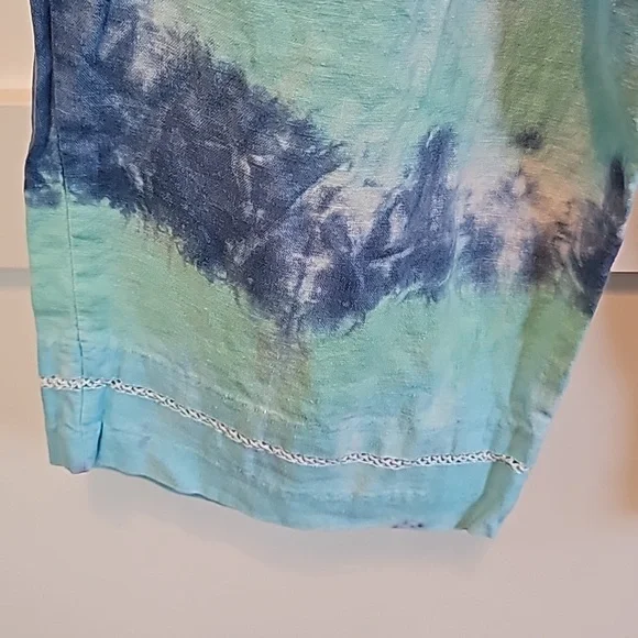 Tie dye Capri pants size L - Picture 4 of 5